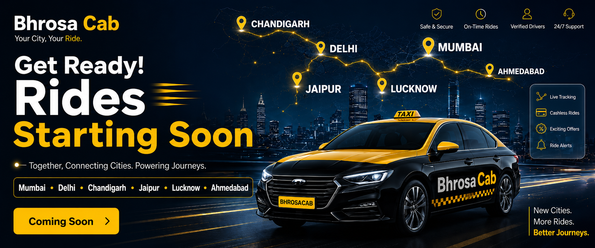 Bhrosa Cab Banner